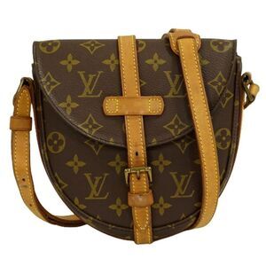 Louis Vuitton Shanti PM Monogram Shoulder Bag Pochette Brown